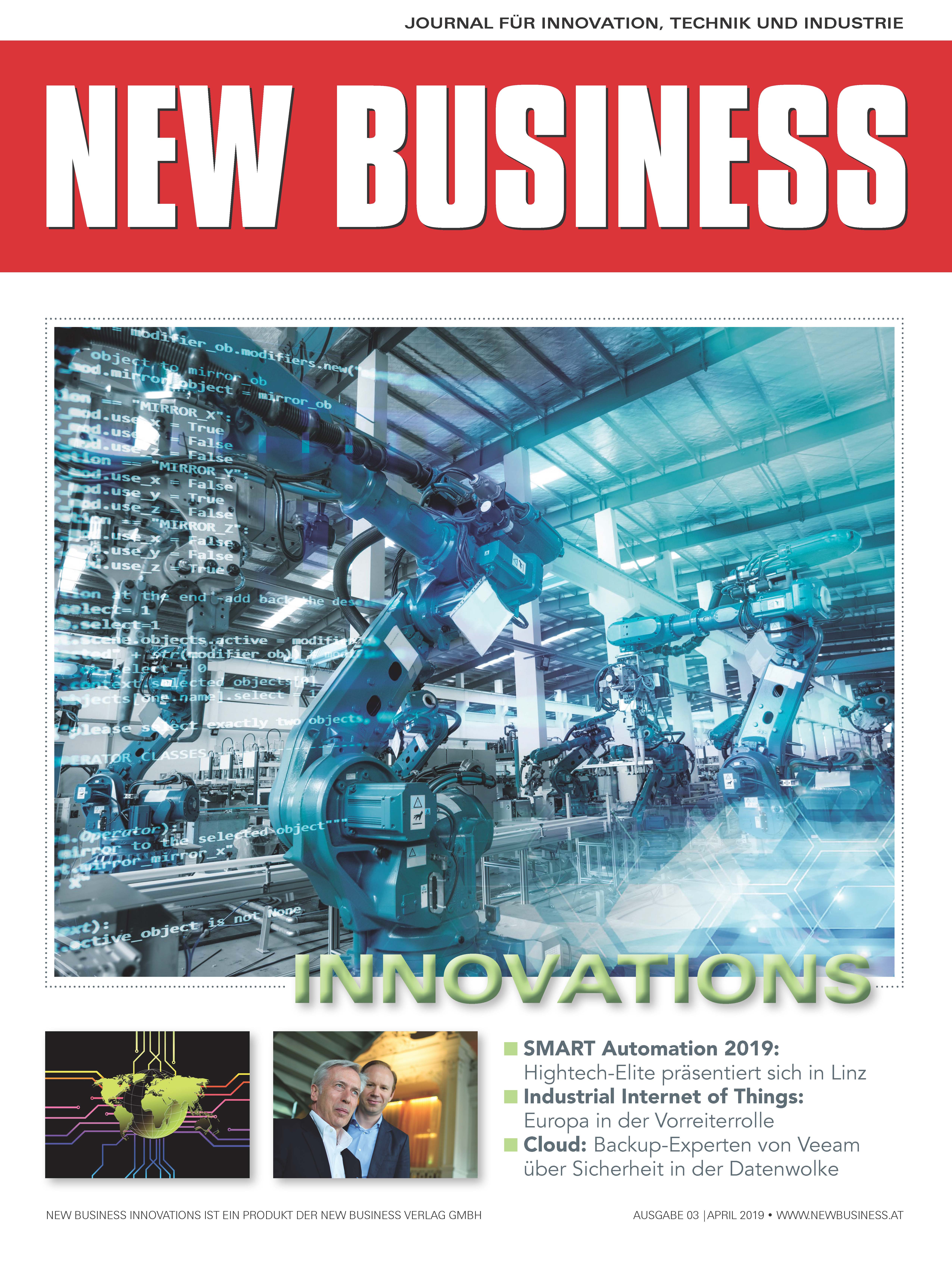 Cover: NEW BUSINESS Innovations - NR. 03, APRIL 2019