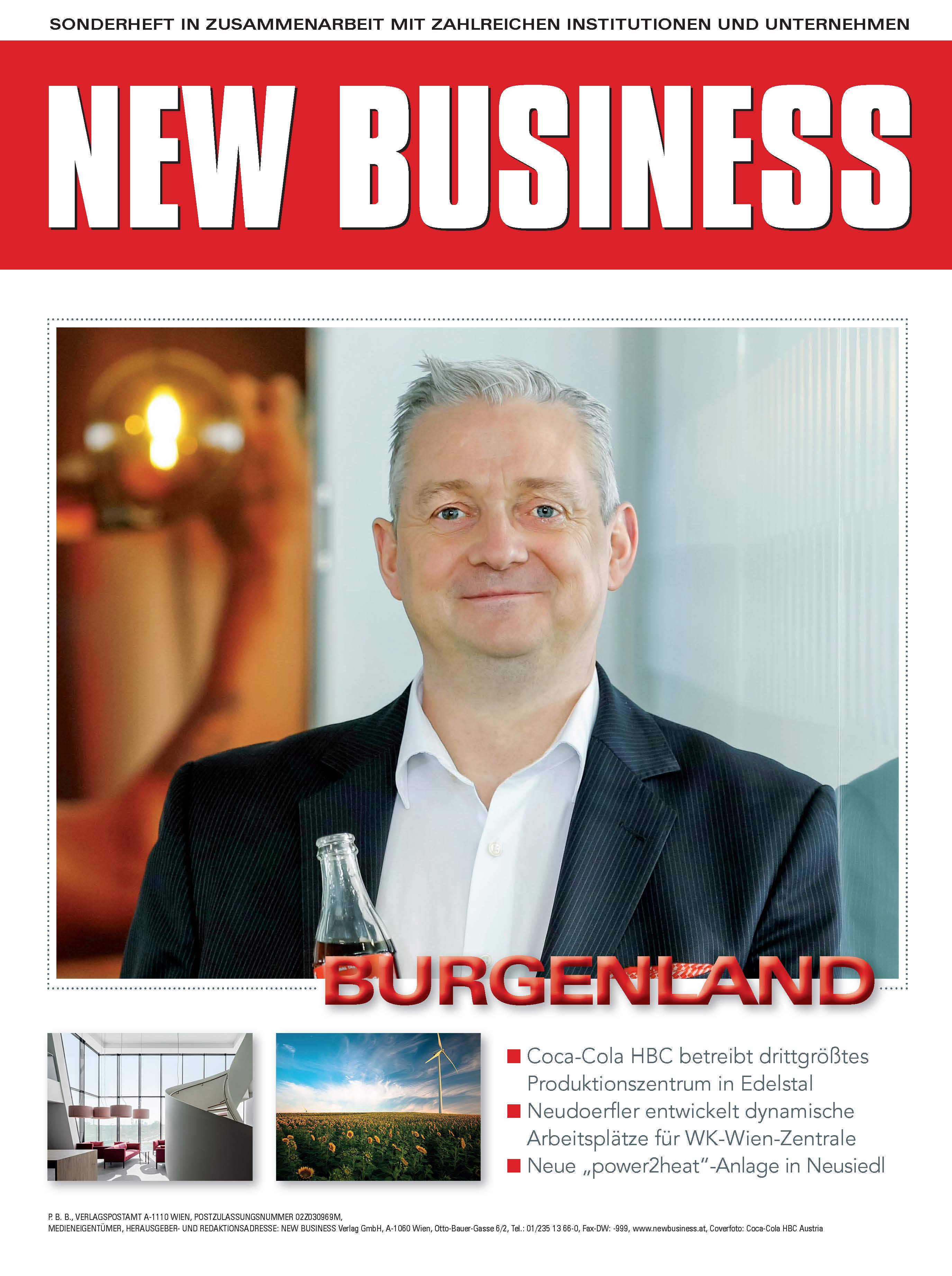 Cover: NEW BUSINESS Bundeslandspecial - BURGENLAND 2019