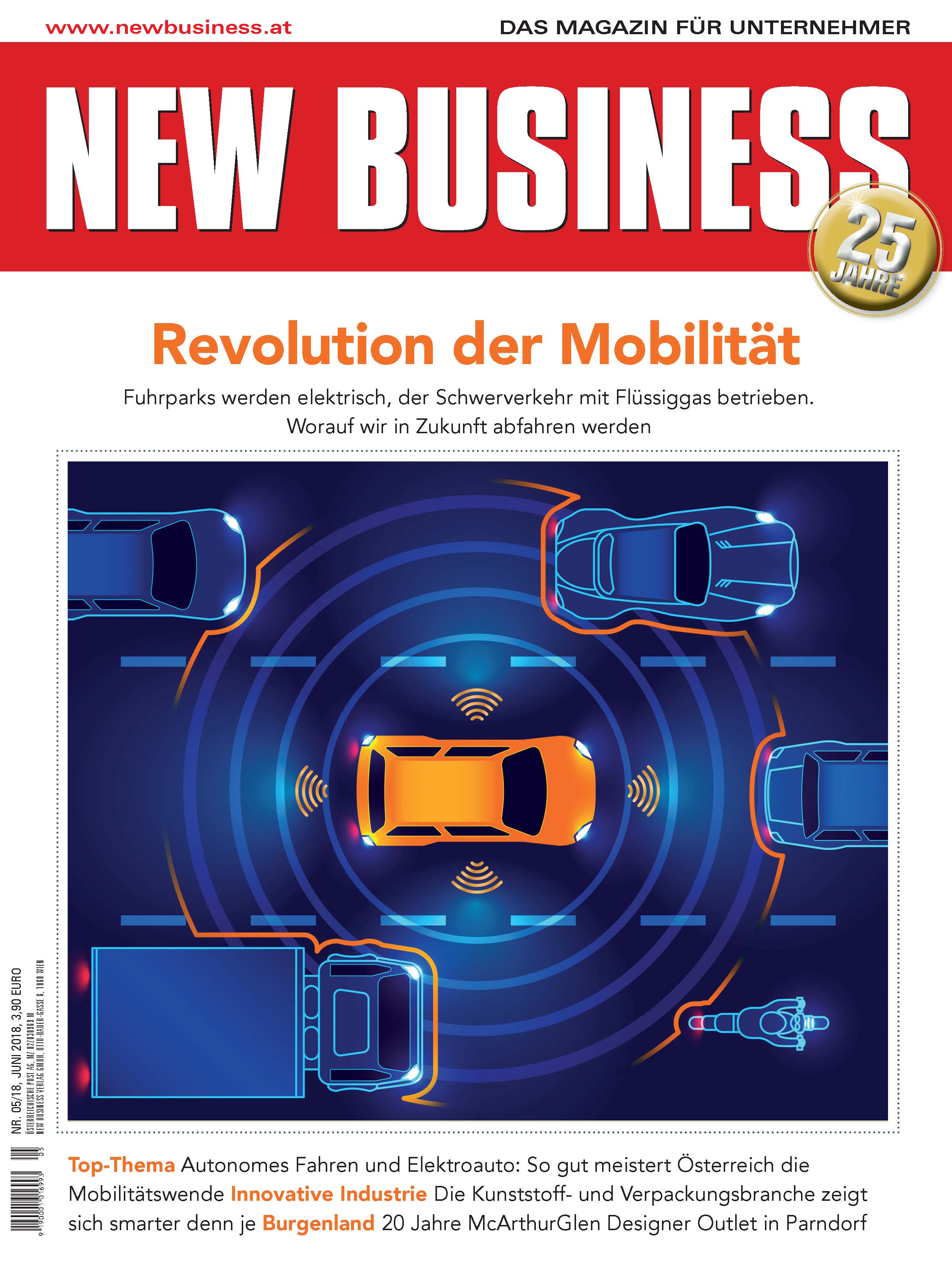 Cover: NEW BUSINESS - NR. 5, JUNI 2018