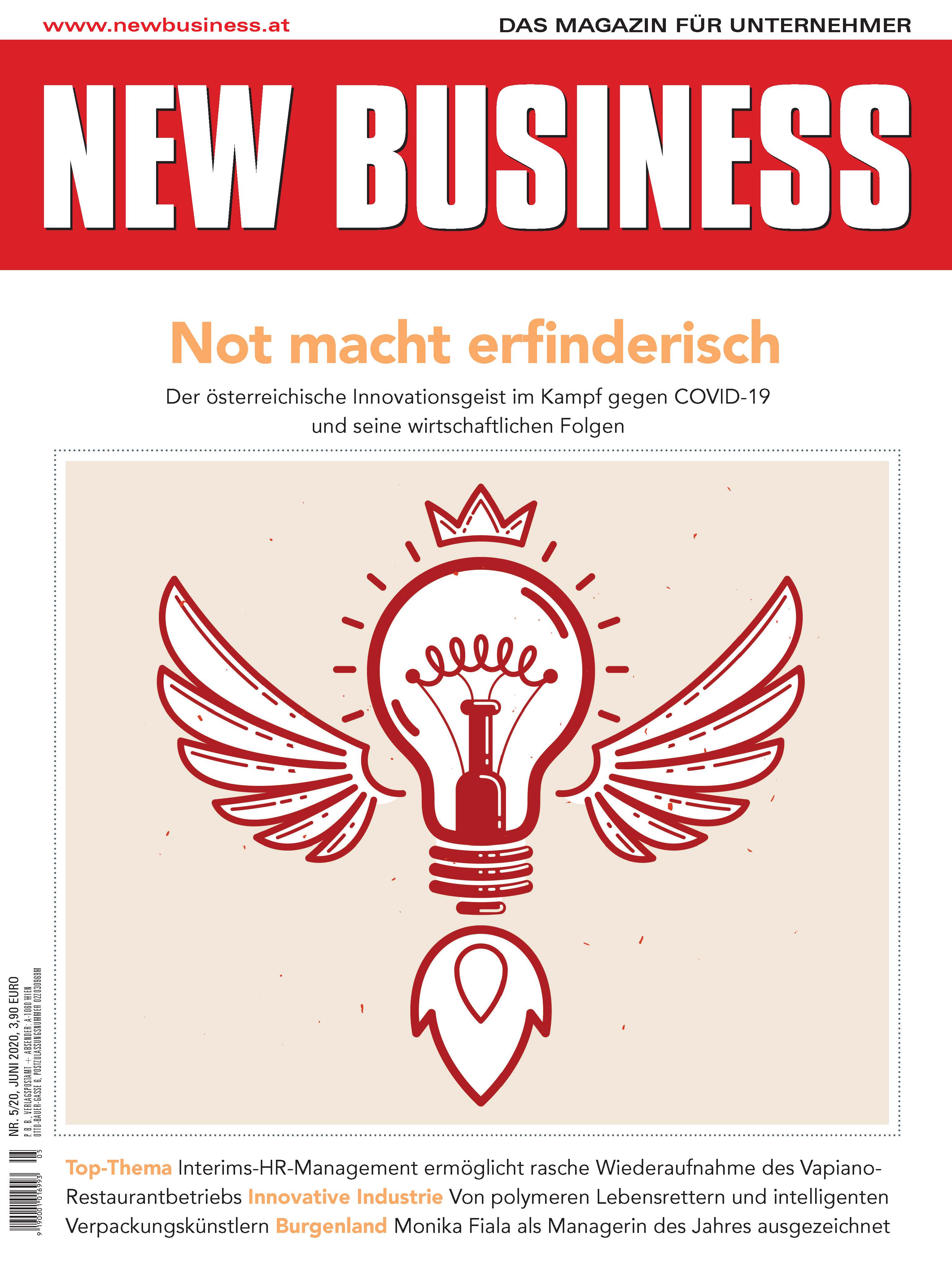 Cover: NEW BUSINESS - NR. 5, JUNI 2020