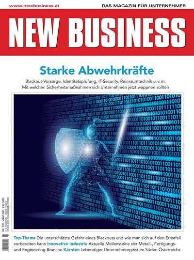 Cover: NEW BUSINESS - NR. 2, MÄRZ 2021