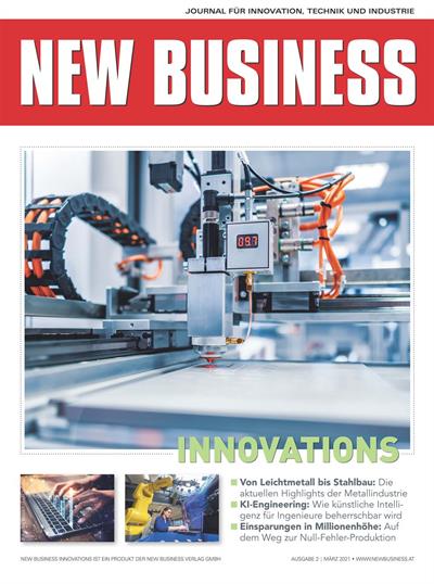 Cover: NEW BUSINESS Innovations - NR. 02, MÄRZ 2021