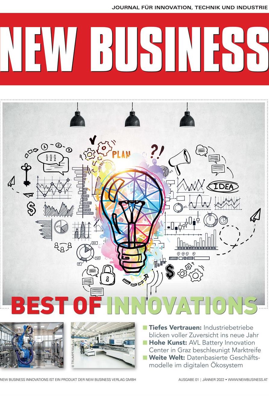 Cover: NEW BUSINESS Innovations - NR. 01, JÄNNER 2022
