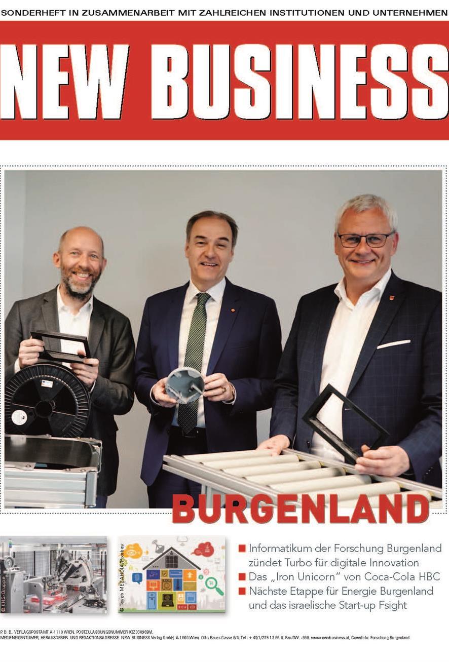 Cover: NEW BUSINESS Bundeslandspecial - BURGENLAND 2022